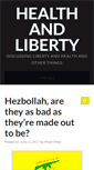 Mobile Screenshot of healthandliberty.com